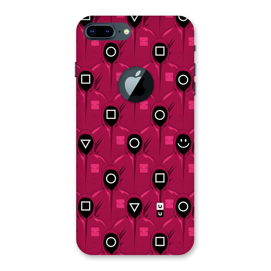 Squid Gamers Pattern Back Case for iPhone 7 Plus Logo Cut