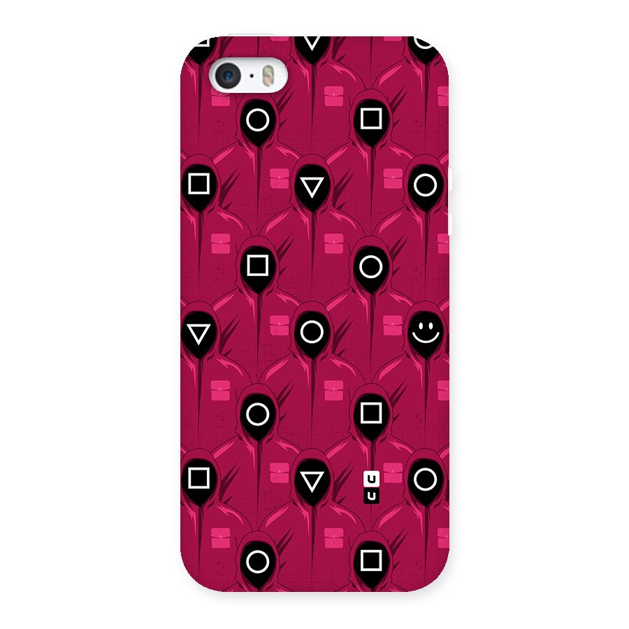 Squid Gamers Pattern Back Case for iPhone SE
