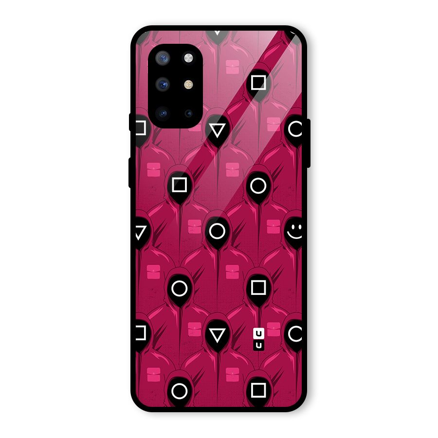 Squid Gamers Pattern Glass Back Case for OnePlus 8T