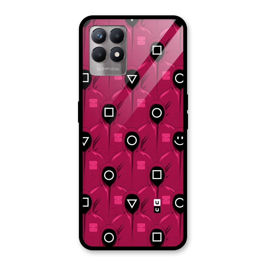Squid Gamers Pattern Glass Back Case for Realme Narzo 50