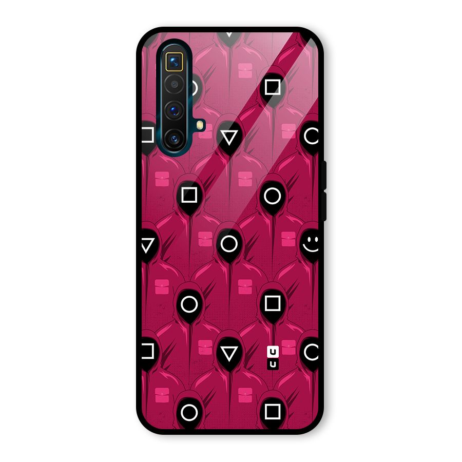 Squid Gamers Pattern Glass Back Case for Realme X3 SuperZoom