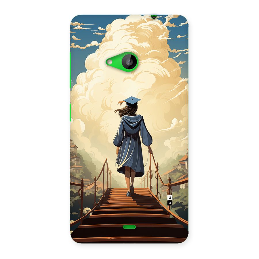 Stair Of Success Back Case for Lumia 535