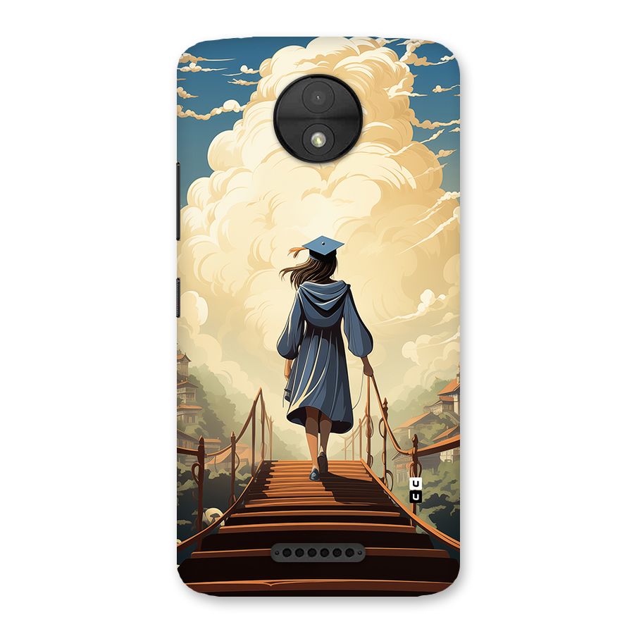 Stair Of Success Back Case for Moto C