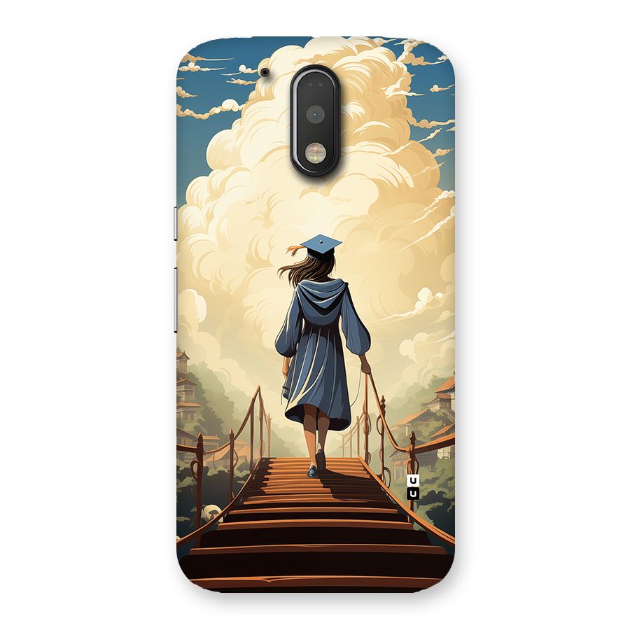 Stair Of Success Back Case for Moto G4 Plus