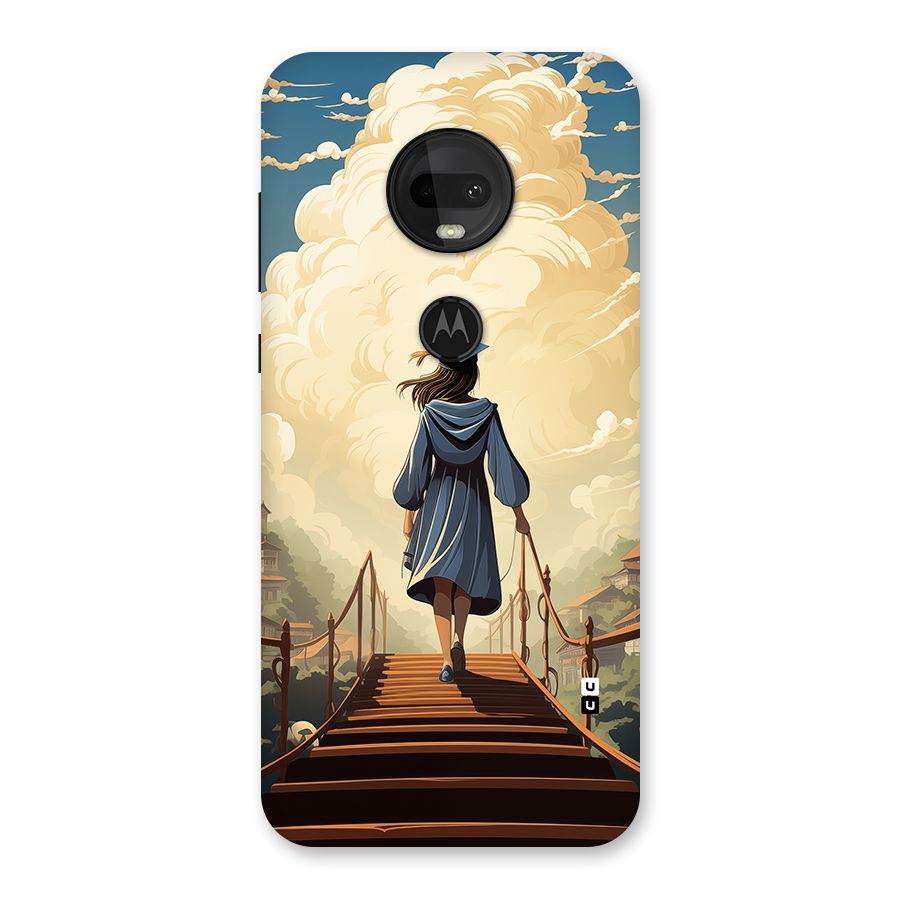 Stair Of Success Back Case for Moto G7