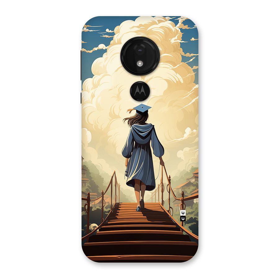 Stair Of Success Back Case for Moto G7 Power
