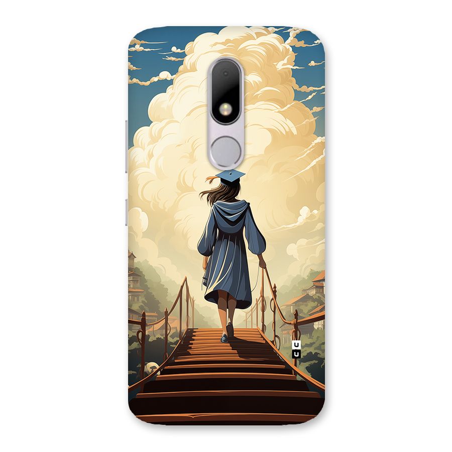 Stair Of Success Back Case for Moto M