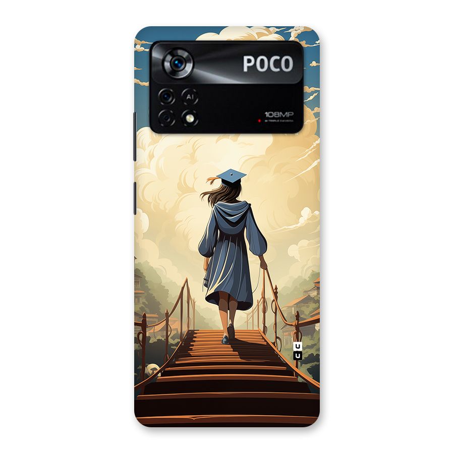 Stair Of Success Back Case for Poco X4 Pro 5G
