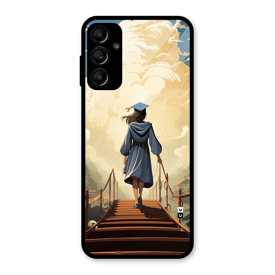 Stair Of Success Glass Back Case for Galaxy A14 5G