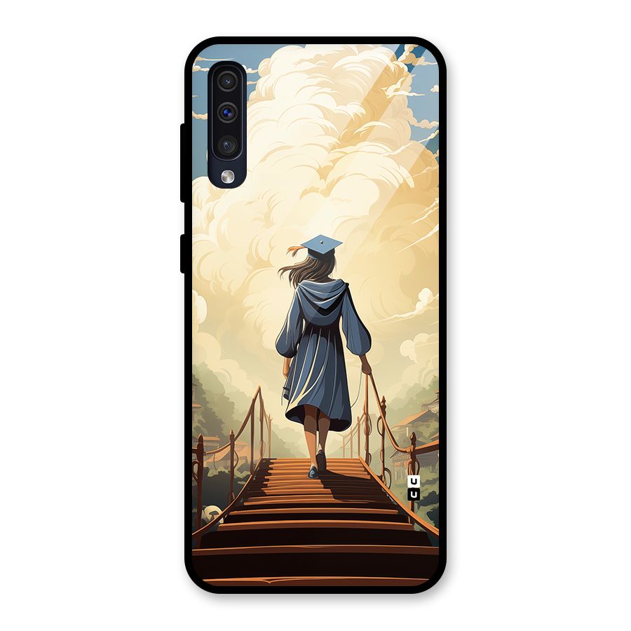 Stair Of Success Glass Back Case for Galaxy A50