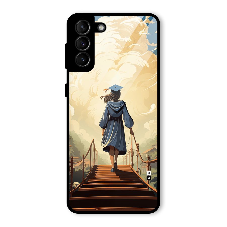 Stair Of Success Glass Back Case for Galaxy S21 Plus