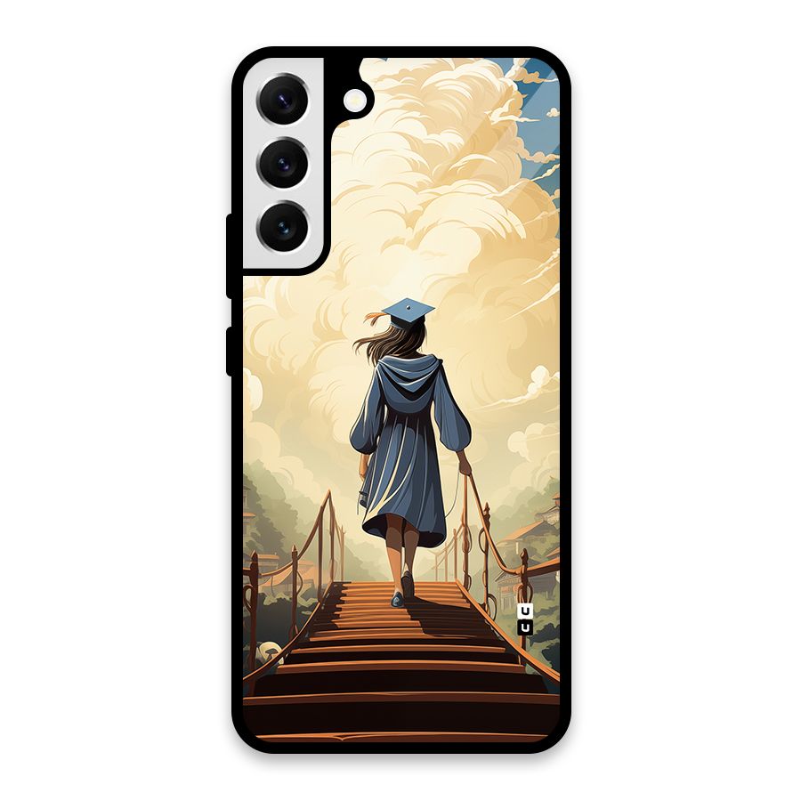 Stair Of Success Glass Back Case for Galaxy S22 Plus 5G