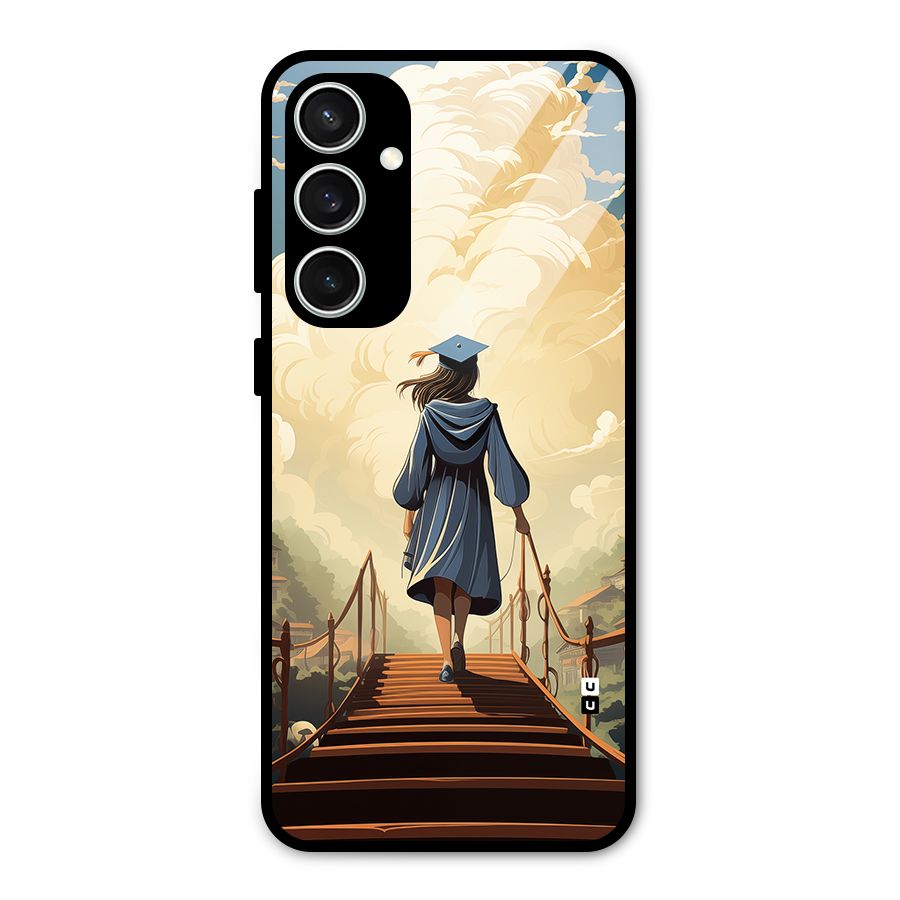 Stair Of Success Glass Back Case for Galaxy S23 FE