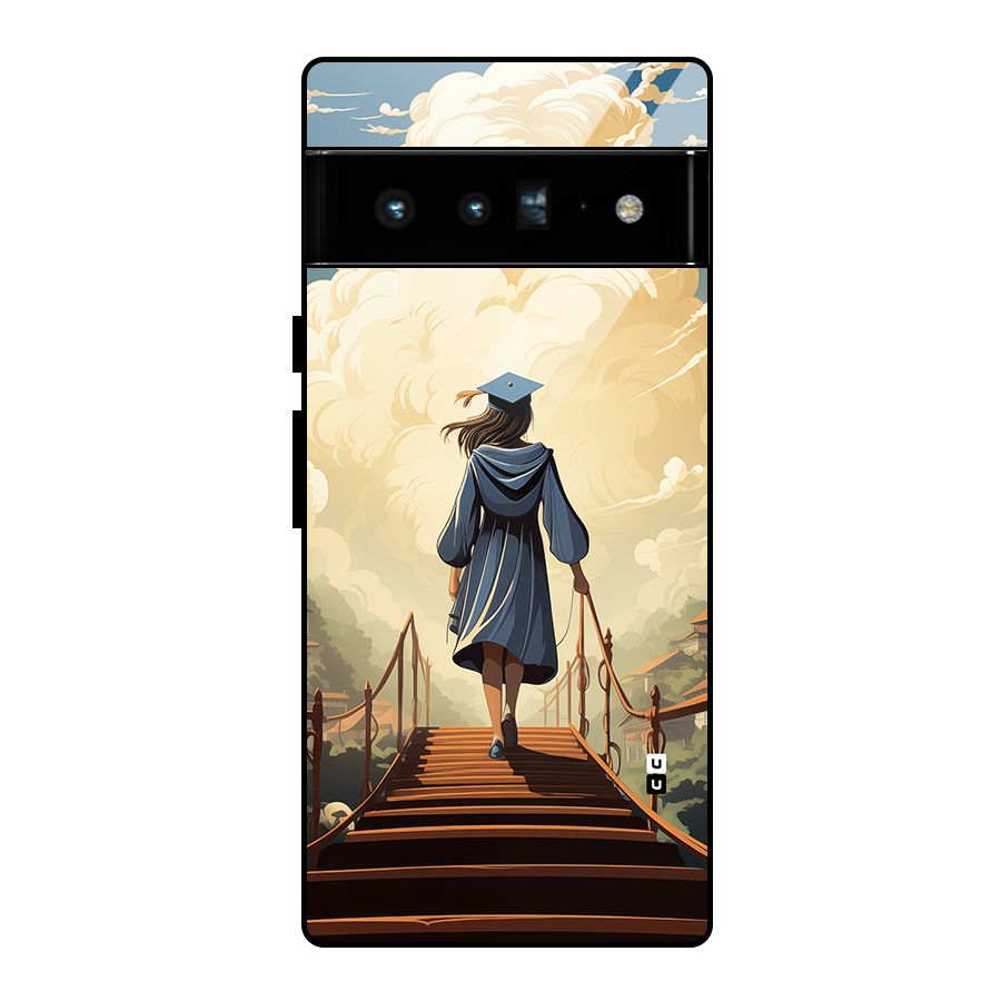 Stair Of Success Glass Back Case for Google Pixel 6 Pro