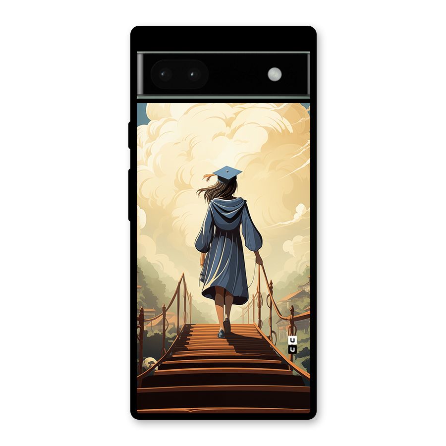 Stair Of Success Glass Back Case for Google Pixel 6a