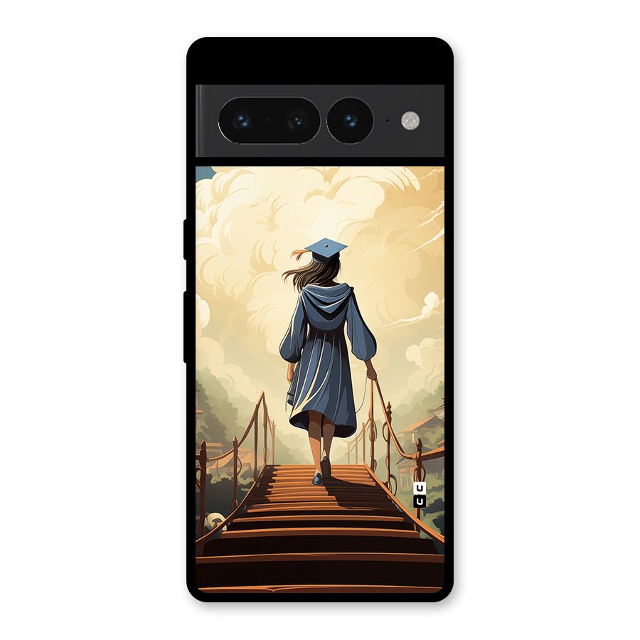 Stair Of Success Glass Back Case for Google Pixel 7 Pro