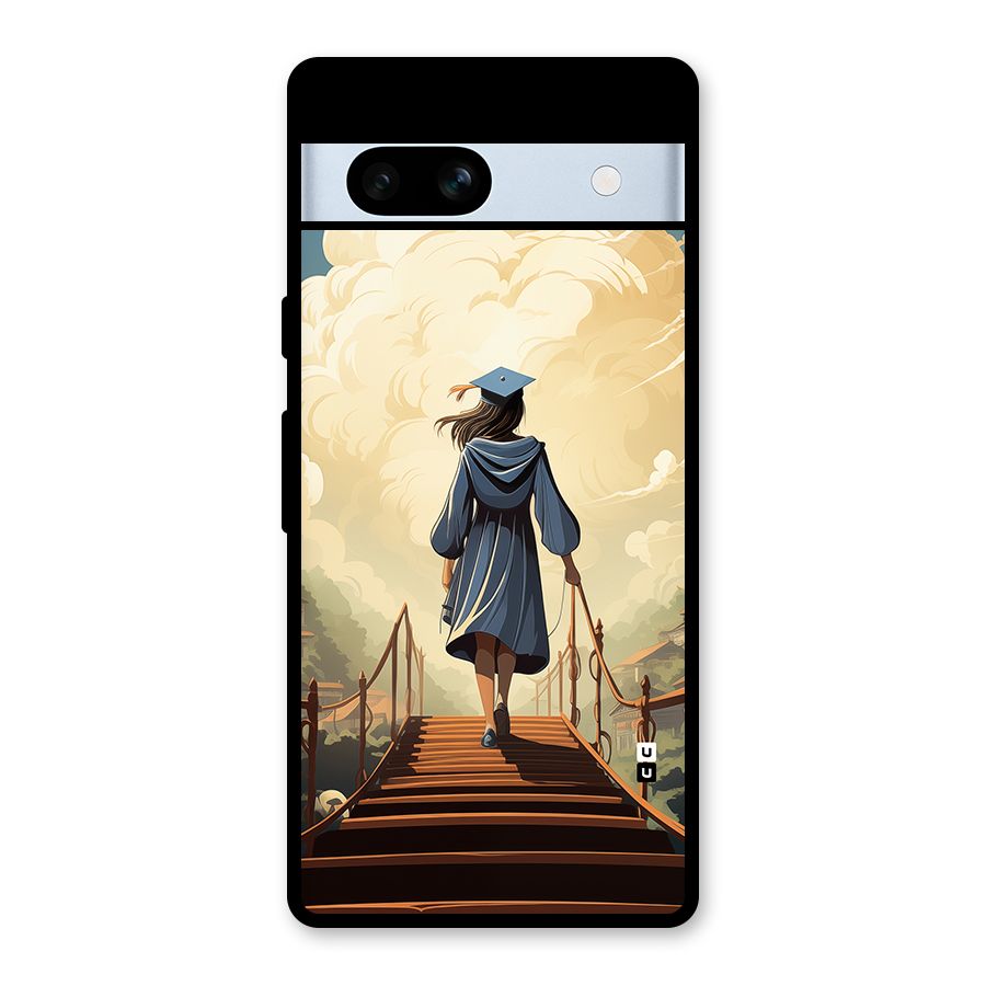 Stair Of Success Glass Back Case for Google Pixel 7a