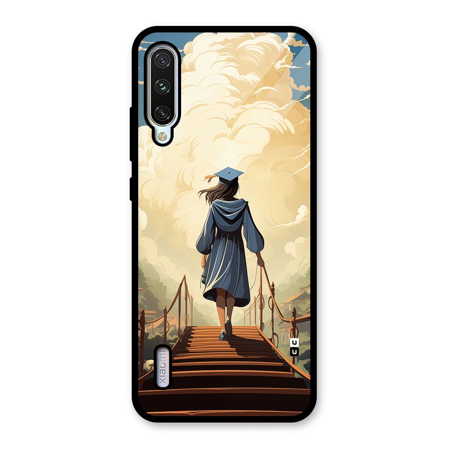Stair Of Success Glass Back Case for Mi A3