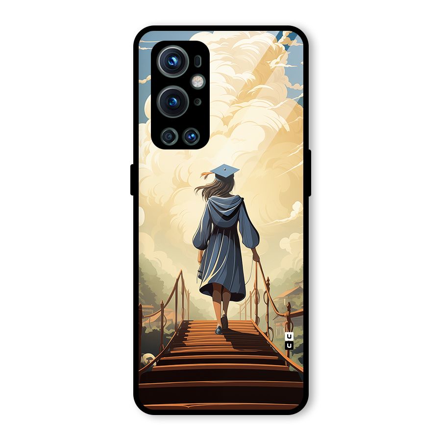 Stair Of Success Glass Back Case for OnePlus 9 Pro