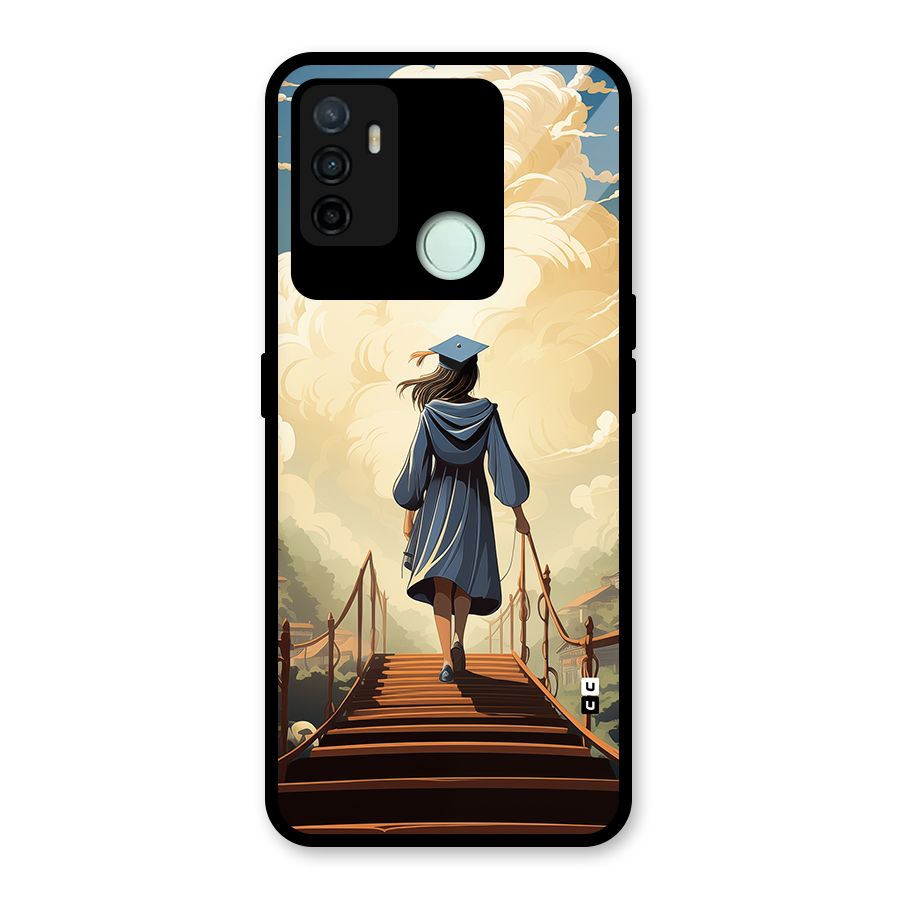 Stair Of Success Glass Back Case for Oppo A53
