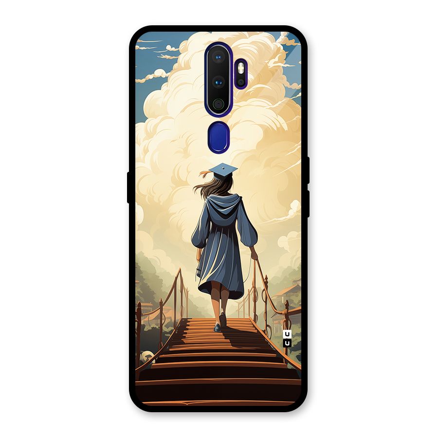 Stair Of Success Glass Back Case for Oppo A9 (2020)