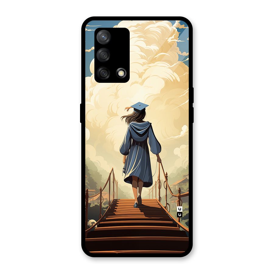 Stair Of Success Glass Back Case for Oppo F19s