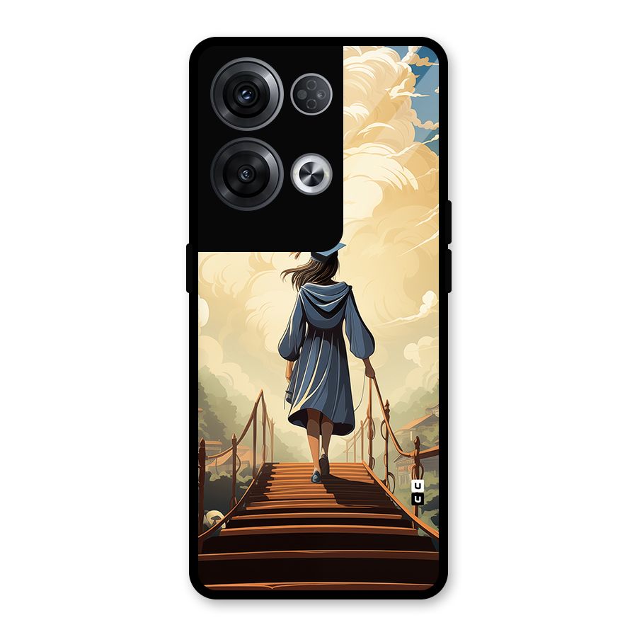 Stair Of Success Glass Back Case for Oppo Reno8 Pro 5G
