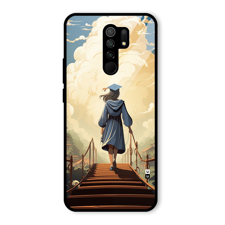 Stair Of Success Glass Back Case for Poco M2