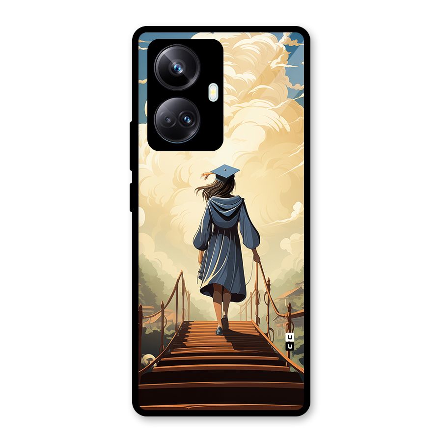 Stair Of Success Glass Back Case for Realme 10 Pro Plus