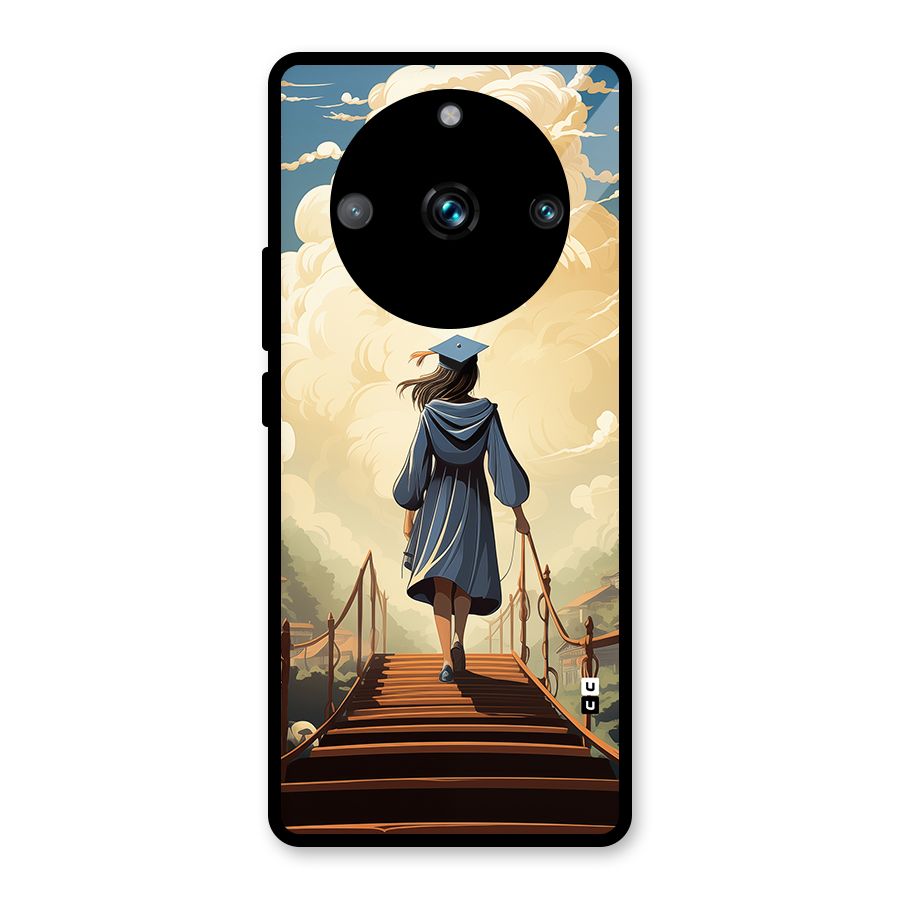Stair Of Success Glass Back Case for Realme 11 Pro Plus