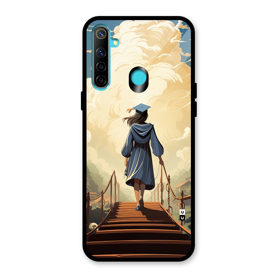 Stair Of Success Glass Back Case for Realme 5