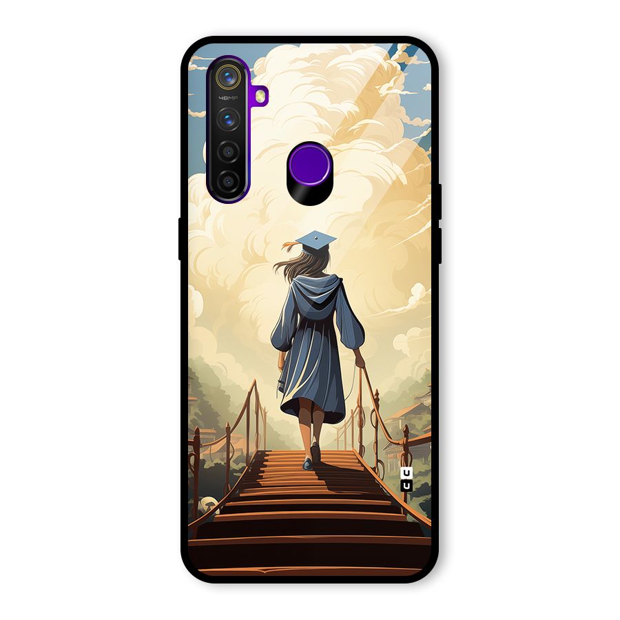 Stair Of Success Glass Back Case for Realme 5 Pro