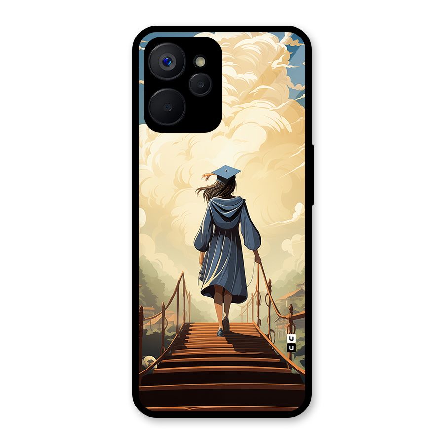 Stair Of Success Glass Back Case for Realme 9i 5G