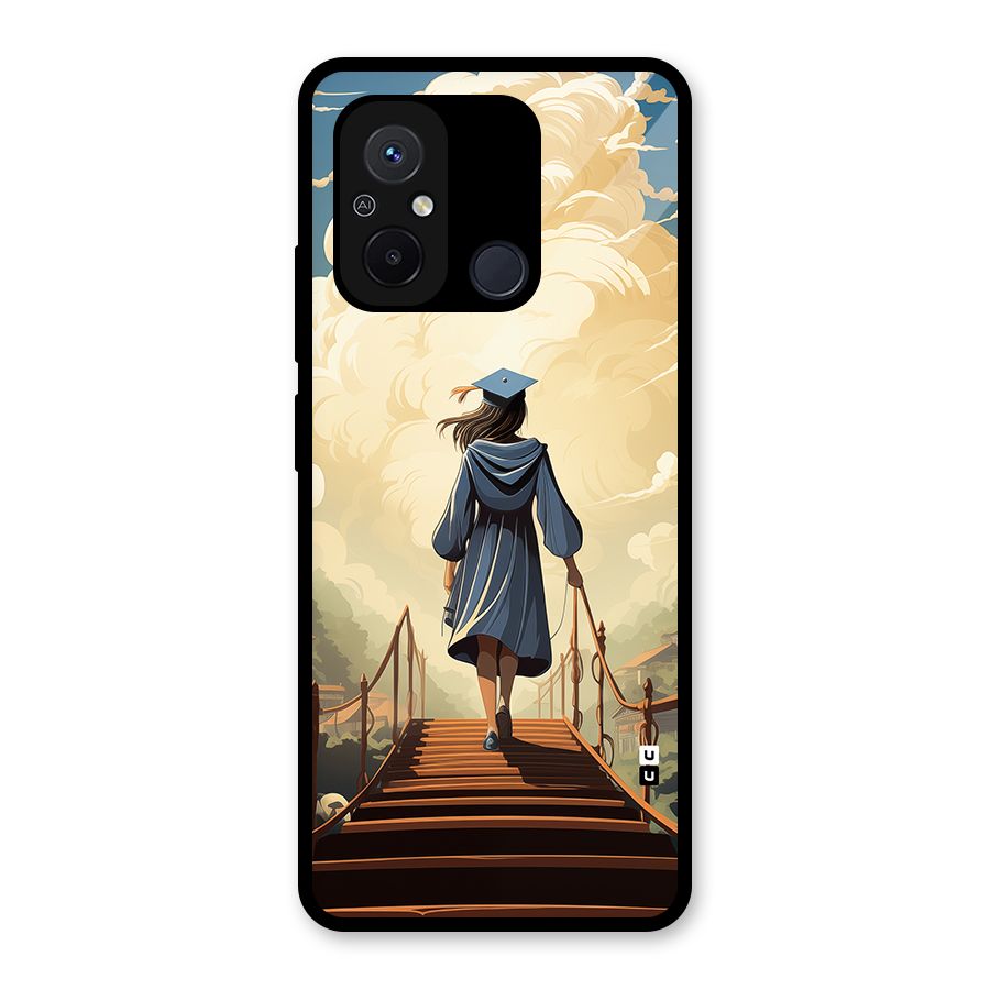 Stair Of Success Glass Back Case for Redmi 12C