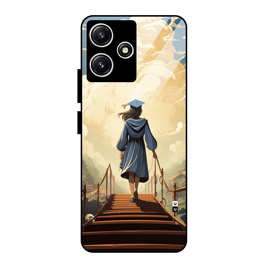 Stair Of Success Glass Back Case for Redmi 12 5G