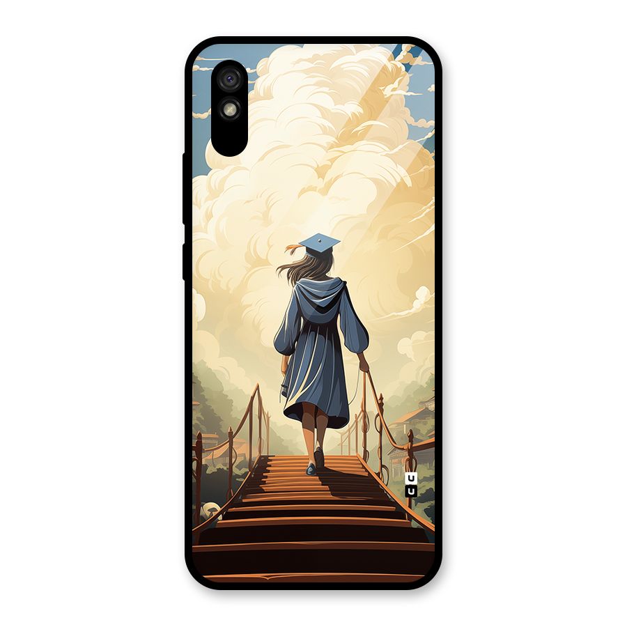 Stair Of Success Glass Back Case for Redmi 9i