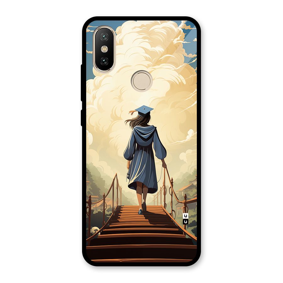 Stair Of Success Glass Back Case for Redmi A2