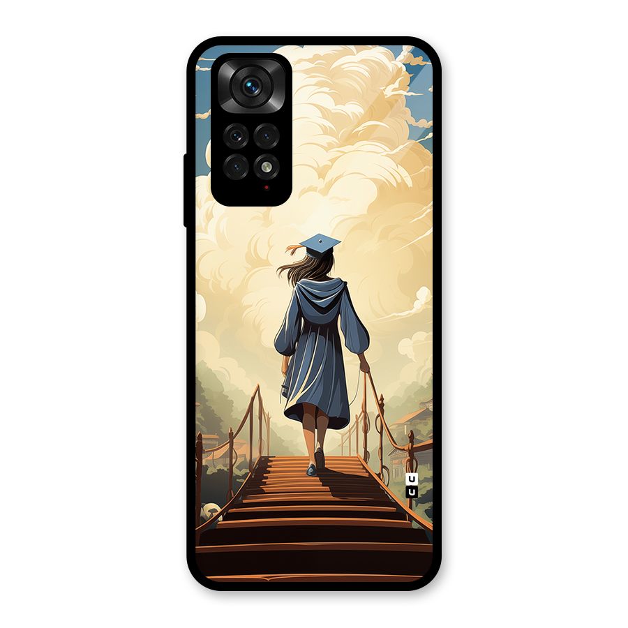 Stair Of Success Glass Back Case for Redmi Note 11