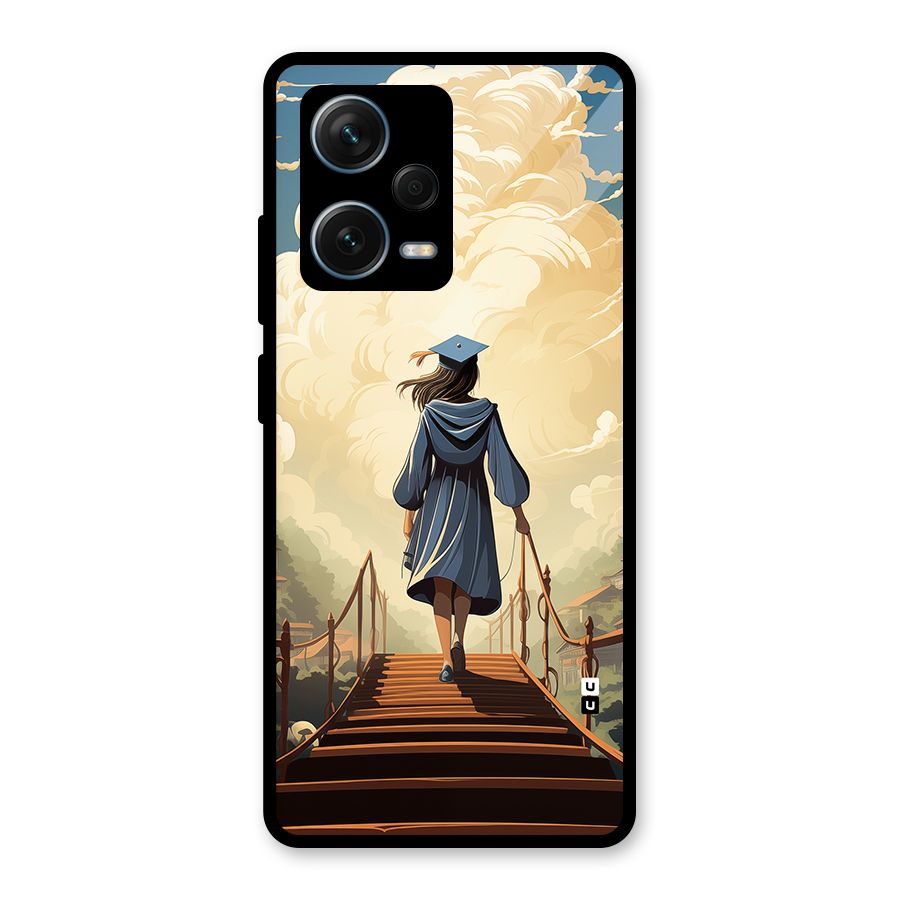Stair Of Success Glass Back Case for Redmi Note 12 Pro Plus 5G