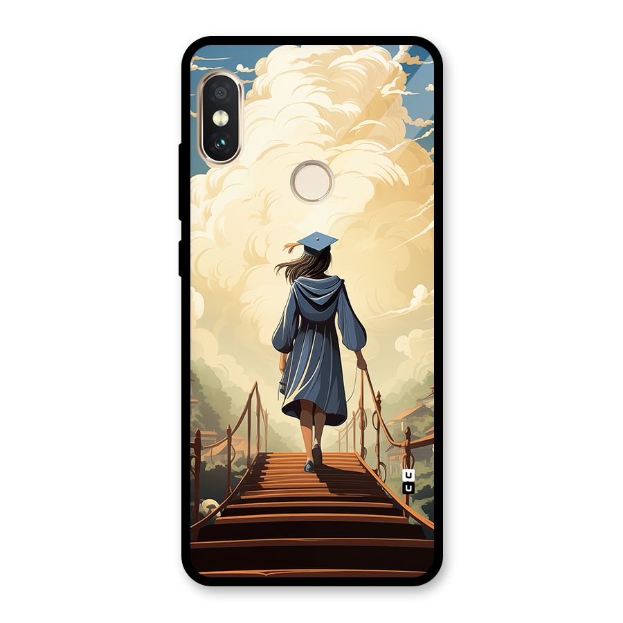 Stair Of Success Glass Back Case for Redmi Note 5 Pro
