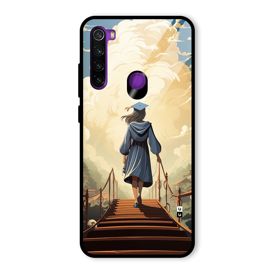 Stair Of Success Glass Back Case for Redmi Note 8