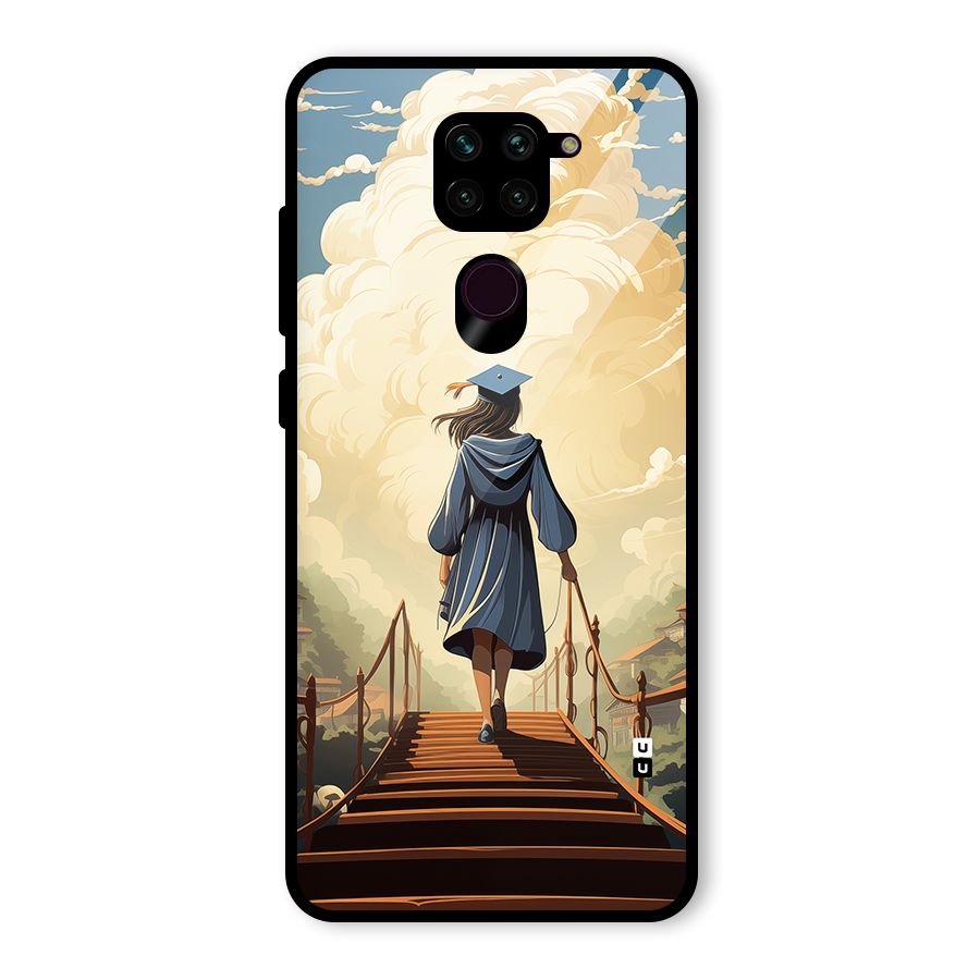 Stair Of Success Glass Back Case for Redmi Note 9