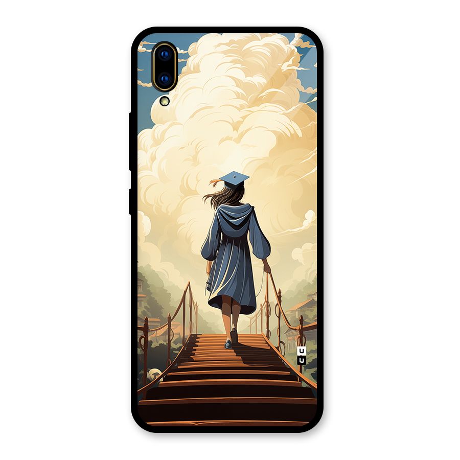 Stair Of Success Glass Back Case for Vivo V11 Pro