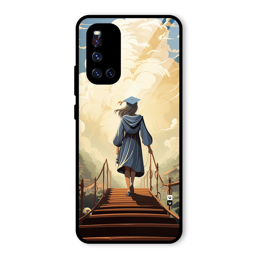 Stair Of Success Glass Back Case for Vivo V19
