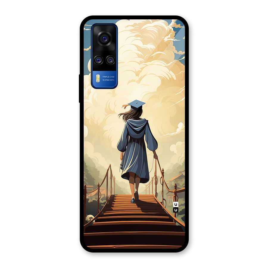 Stair Of Success Glass Back Case for Vivo Y31