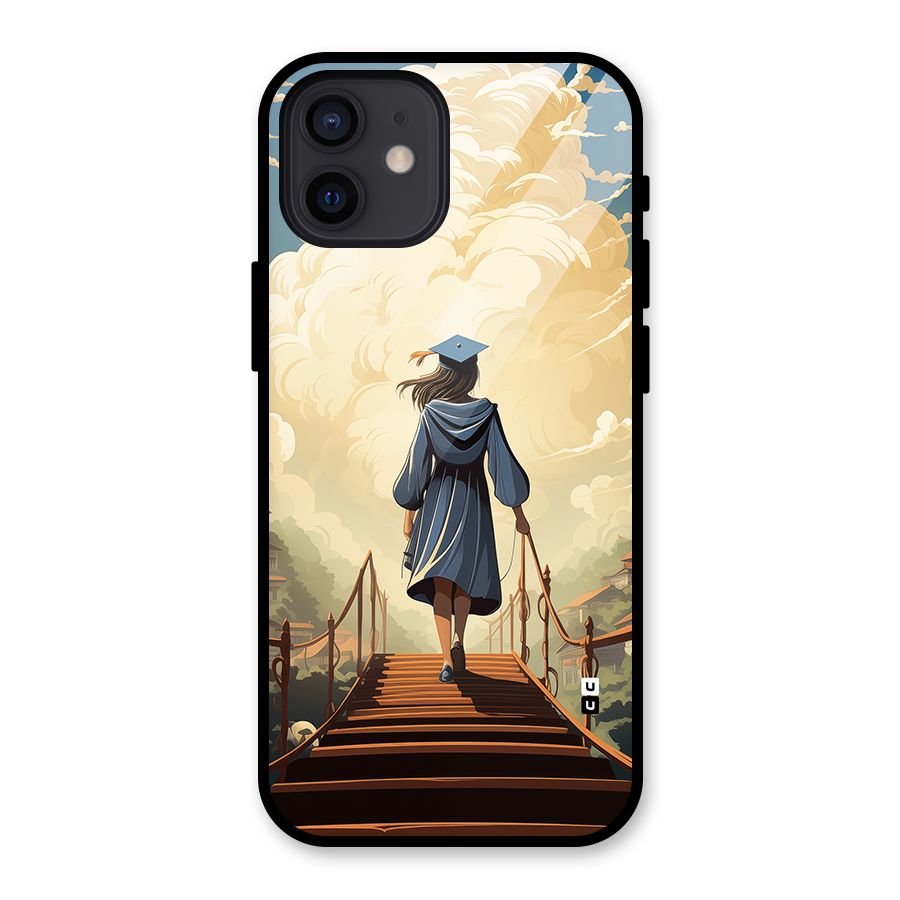 Stair Of Success Glass Back Case for iPhone 12