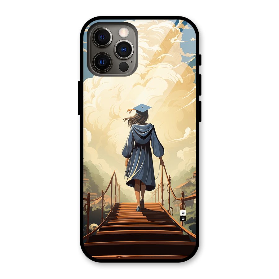 Stair Of Success Glass Back Case for iPhone 12 Pro
