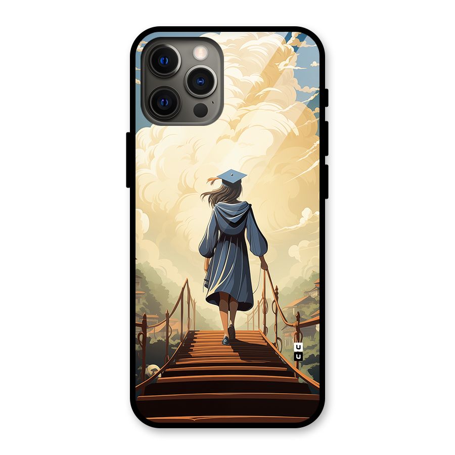 Stair Of Success Glass Back Case for iPhone 12 Pro Max