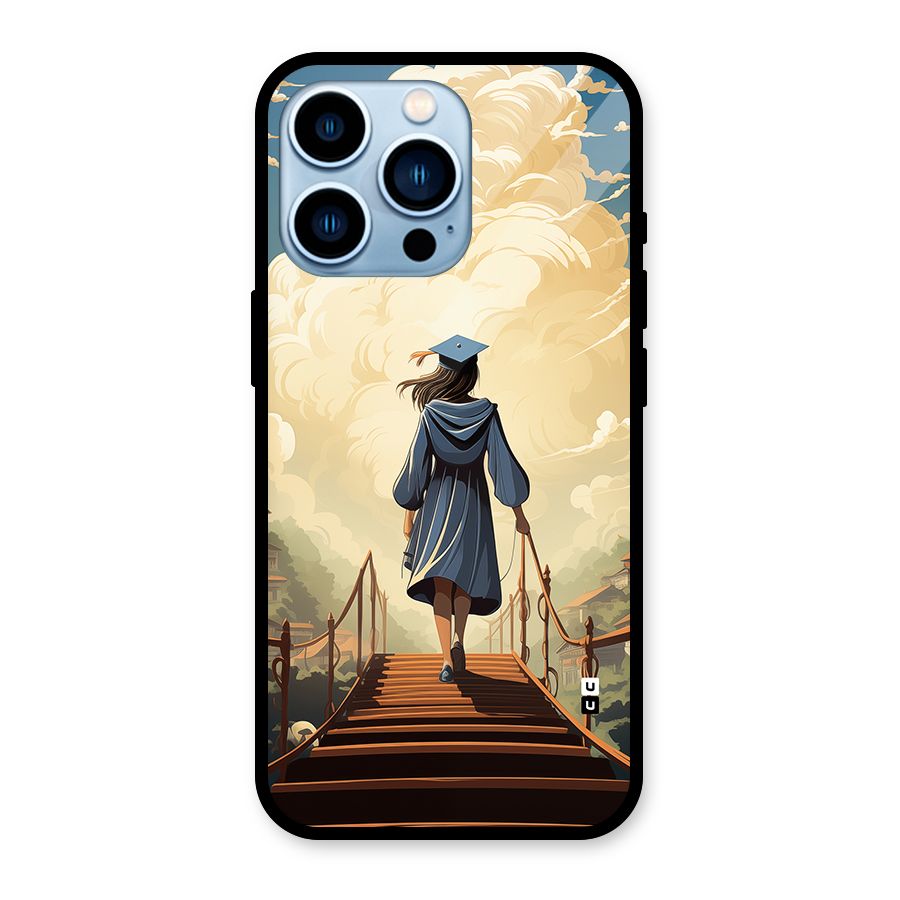 Stair Of Success Glass Back Case for iPhone 13 Pro