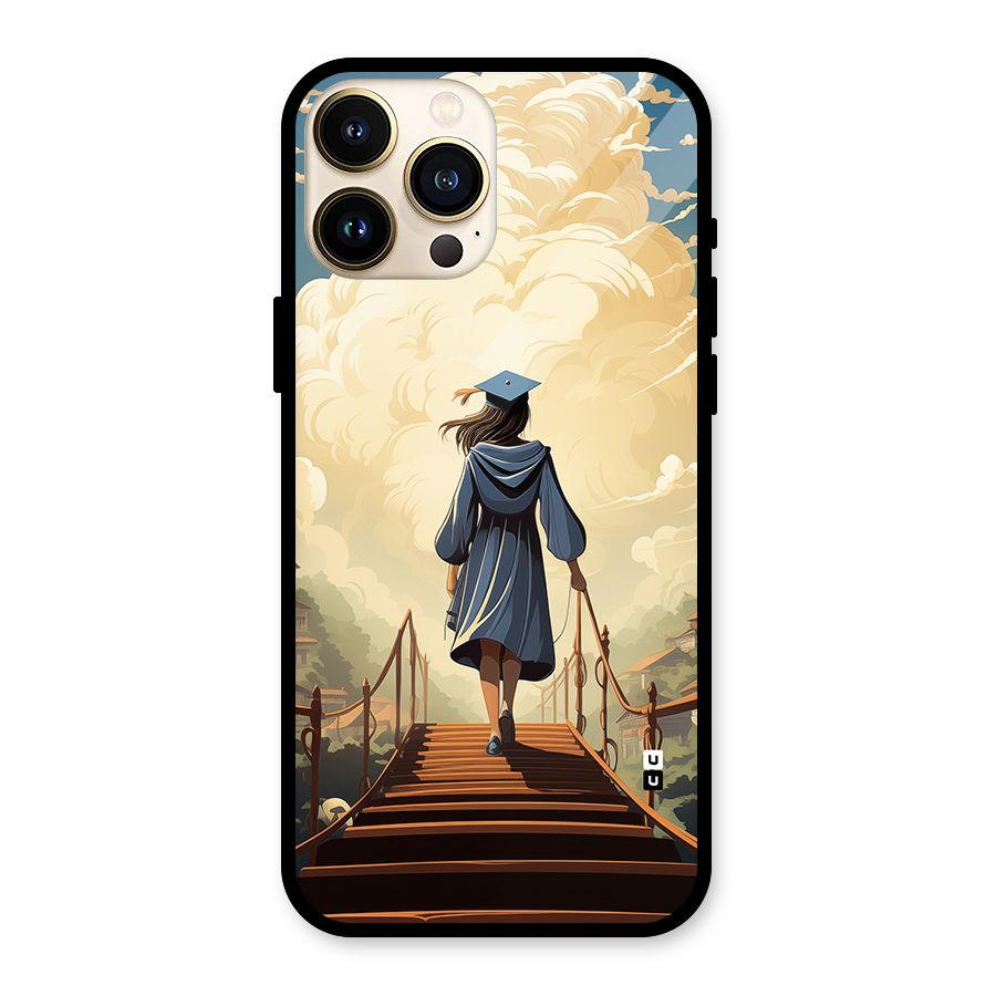 Stair Of Success Glass Back Case for iPhone 13 Pro Max